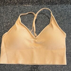 DSG Beige Ribbed Women's Bralette